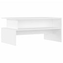 vidaXL fehér szerelt fa dohányzóasztal 90 x 55 x 42,5 cm