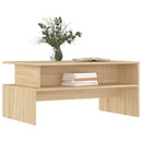 vidaXL sonoma tölgy színű szerelt fa dohányzóasztal 90 x 55 x 42,5 cm