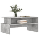 vidaXL betonszürke szerelt fa dohányzóasztal 90 x 55 x 42,5 cm
