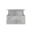 vidaXL betonszürke szerelt fa dohányzóasztal 90 x 55 x 42,5 cm