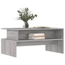 vidaXL szürke sonoma színű szerelt fa dohányzóasztal 90 x 55 x 42,5 cm