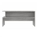 vidaXL szürke sonoma színű szerelt fa dohányzóasztal 90 x 55 x 42,5 cm