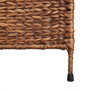 vidaXL barna 3 paneles vízijácint térelválasztó 122x180 cm