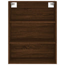 vidaXL barna tölgy színű szerelt fa magasszekrény 69,5 x 34 x 180 cm