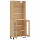 vidaXL sonoma tölgy szerelt fa magasszekrény 69,5 x 34 x 180 cm