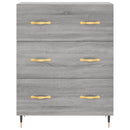 vidaXL szürke sonoma szerelt fa magasszekrény 69,5 x 34 x 180 cm