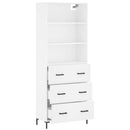 vidaXL fehér szerelt fa magasszekrény 69,5 x 34 x 180 cm