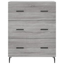 vidaXL szürke sonoma szerelt fa magasszekrény 69,5 x 34 x 180 cm