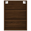 vidaXL barna tölgy színű szerelt fa magasszekrény 69,5 x 34 x 180 cm