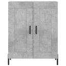 vidaXL betonszürke szerelt fa magasszekrény 69,5 x 34 x 180 cm