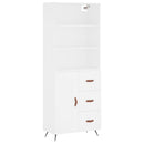 vidaXL fehér szerelt fa magasszekrény 69,5 x 34 x 180 cm