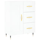 vidaXL fehér szerelt fa magasszekrény 69,5 x 34 x 180 cm