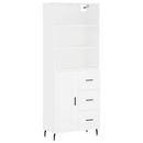 vidaXL fehér szerelt fa magasszekrény 69,5 x 34 x 180 cm