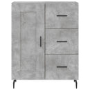 vidaXL betonszürke szerelt fa magasszekrény 69,5 x 34 x 180 cm