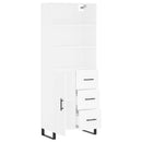 vidaXL fehér szerelt fa magasszekrény 69,5 x 34 x 180 cm