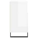 vidaXL 3 db magasfényű fehér szerelt fa tálalószekrény