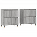 vidaXL 2 db szürke sonoma színű szerelt fa tálalószekrény