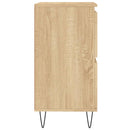 vidaXL 2 db sonoma tölgyszínű szerelt fa tálalószekrény