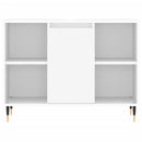 vidaXL 3 részes fehér szerelt fa fürdőszobai bútorszett