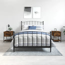 vidaXL 2 db füstös tölgy színű szerelt fa éjjeliszekrény 34x35,5x45 cm