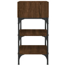 vidaXL barna tölgyszínű szerelt fa éjjeliszekrény 35 x 34,5 x 70 cm