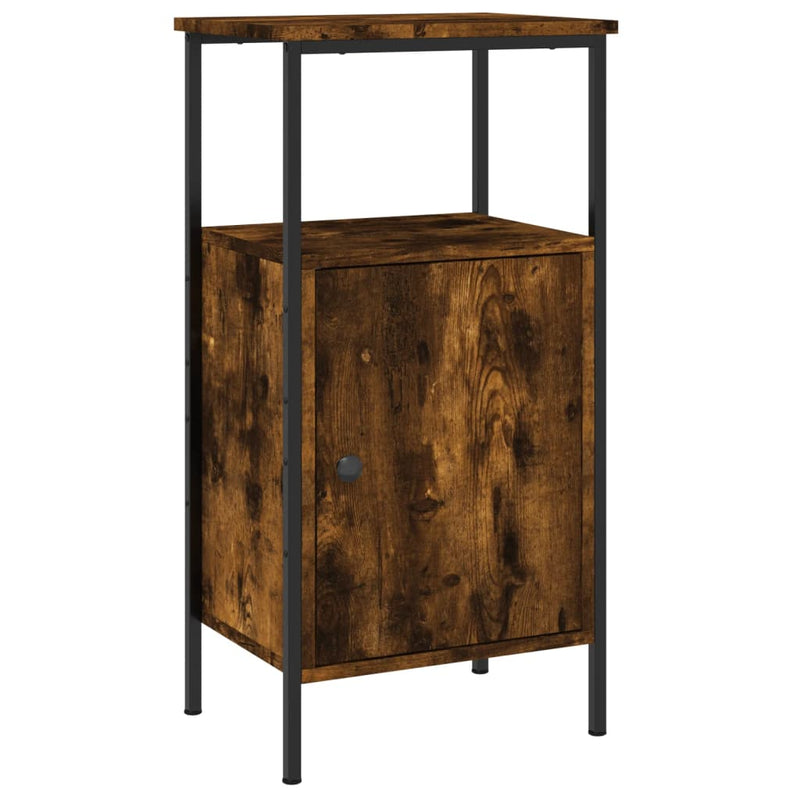 vidaXL 2 db füstös tölgy színű éjjeliszekrény 41 x 31 x 80 cm