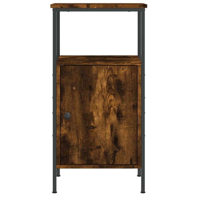 vidaXL 2 db füstös tölgy színű éjjeliszekrény 41 x 31 x 80 cm