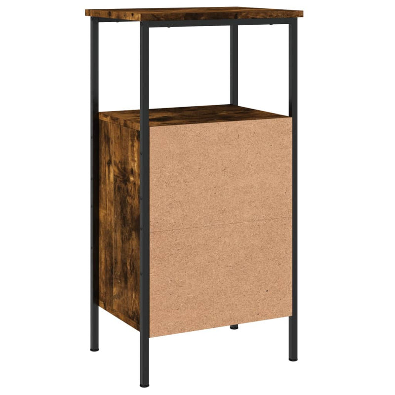 vidaXL 2 db füstös tölgy színű éjjeliszekrény 41 x 31 x 80 cm