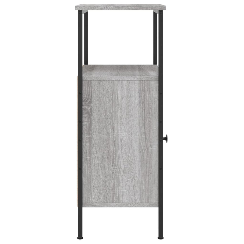 vidaXL szürke sonoma színű szerelt fa éjjeliszekrény 41x31x80 cm