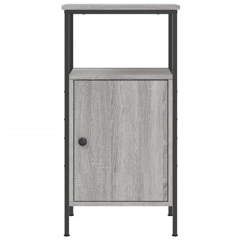 vidaXL 2 db szürke sonoma színű éjjeliszekrény 41 x 31 x 80 cm