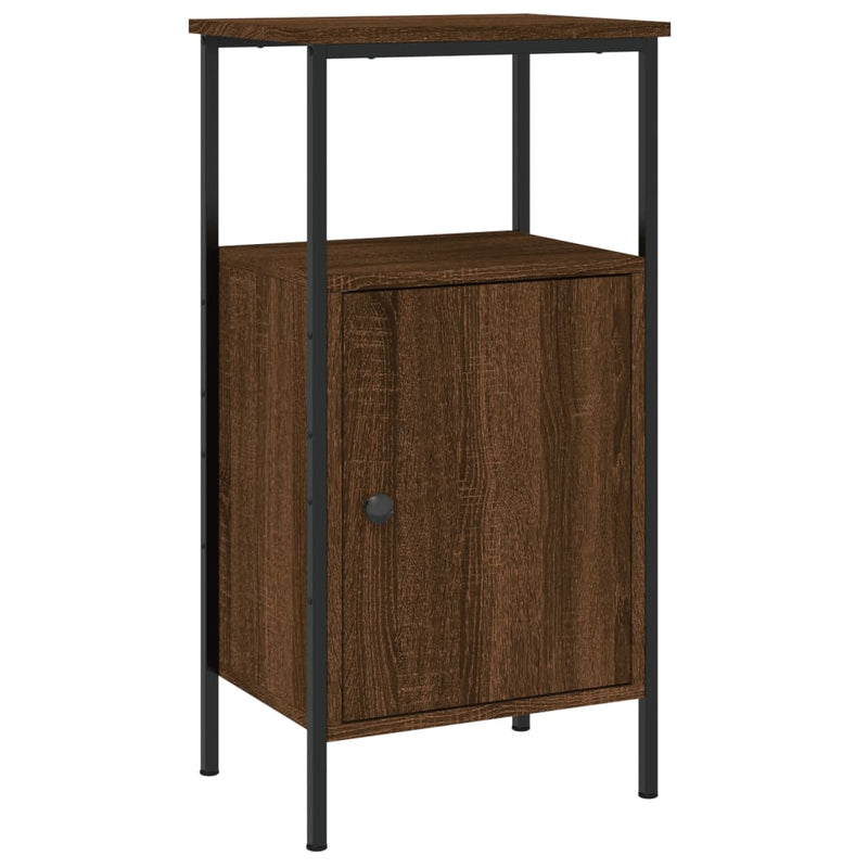 vidaXL 2 db barna tölgyszínű éjjeliszekrény 41 x 31 x 80 cm