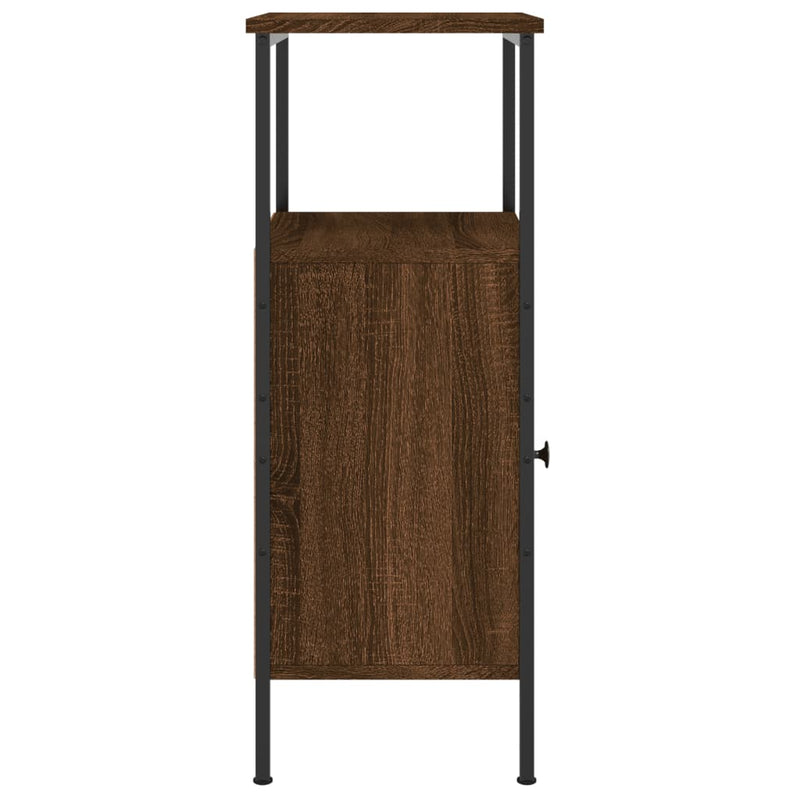 vidaXL 2 db barna tölgyszínű éjjeliszekrény 41 x 31 x 80 cm