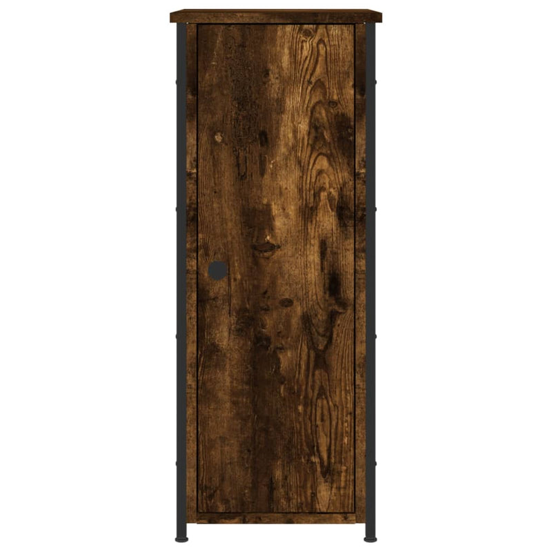 vidaXL 2 db füstös tölgy színű szerelt fa éjjeliszekrény 32x42x80 cm