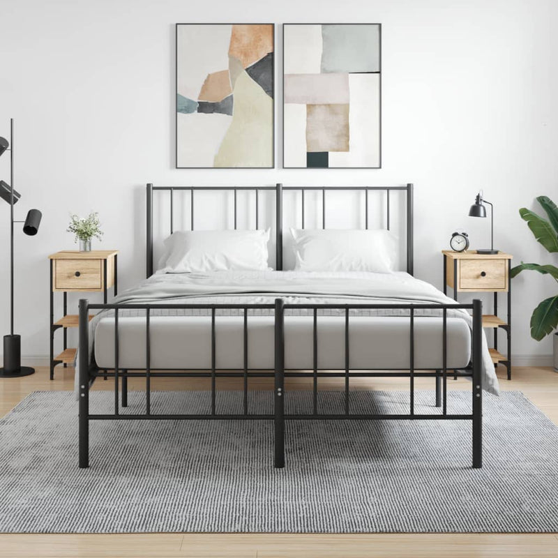 vidaXL 2 db sonoma tölgy színű szerelt fa éjjeliszekrény 34x36x70 cm