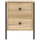 vidaXL sonoma tölgy színű szerelt fa éjjeliszekrény 40x42x50 cm