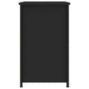 vidaXL fekete szerelt fa éjjeliszekrény 40x36x60 cm