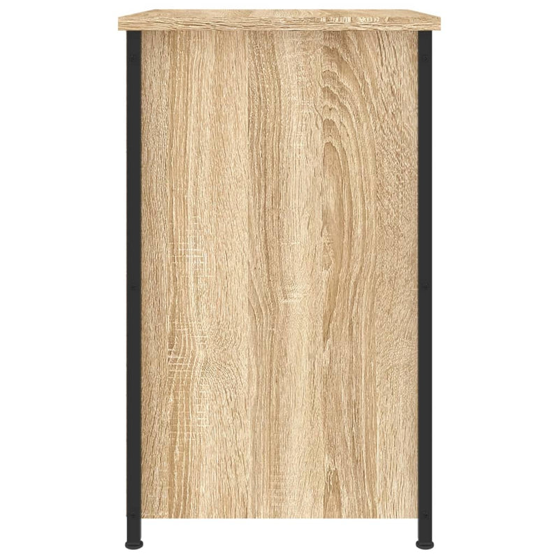 vidaXL 2 db sonoma tölgy színű szerelt fa éjjeliszekrény 40x36x60 cm