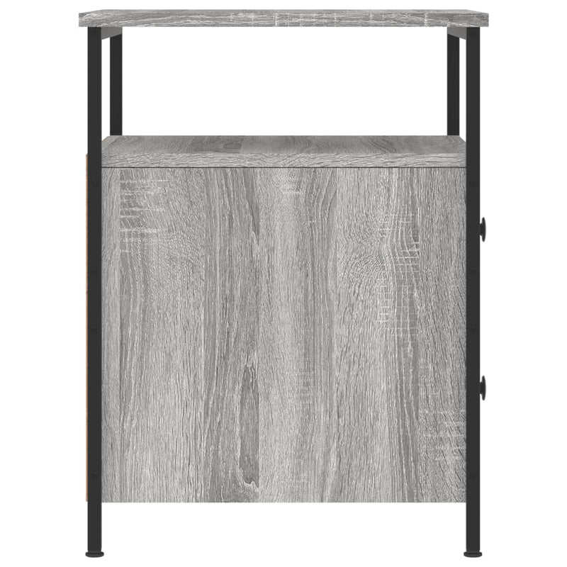 vidaXL szürke sonoma színű szerelt fa éjjeliszekrény 44 x 45 x 60 cm