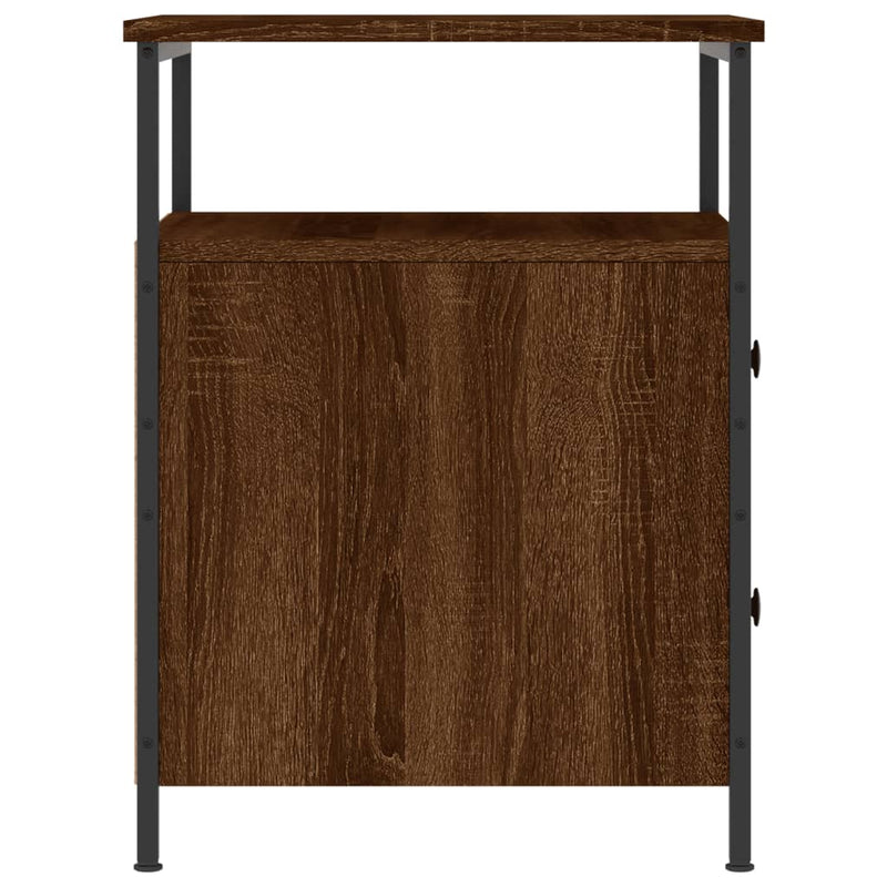vidaXL barna tölgyszínű szerelt fa éjjeliszekrény 44x45x60 cm