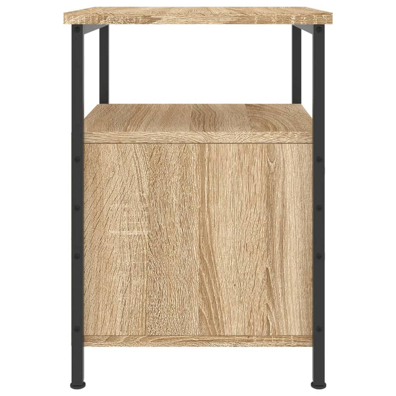 vidaXL sonoma tölgy színű szerelt fa éjjeliszekrény 34x35,5x50 cm