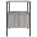 vidaXL 2 db szürke sonoma színű éjjeliszekrény 34x36x50 cm