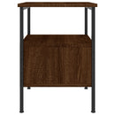 vidaXL barna tölgyszínű szerelt fa éjjeliszekrény 34x36x50 cm