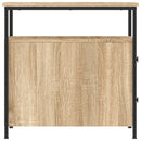 vidaXL 2 db sonoma tölgy színű szerelt fa éjjeliszekrény 30x60x60 cm