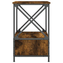 vidaXL füstös tölgy színű szerelt fa éjjeliszekrény 50 x 41 x 65 cm