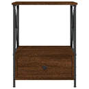 vidaXL barna tölgyszínű szerelt fa éjjeliszekrény 50 x 41 x 65 cm