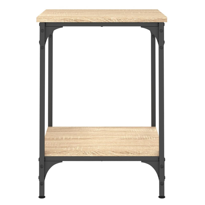 vidaXL sonoma tölgy színű szerelt fa dohányzóasztal 40 x 40 x 55 cm