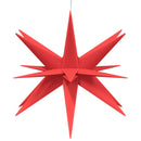 vidaXL 3 db összecsukható piros karácsonyi lámpa LED-del 43 cm