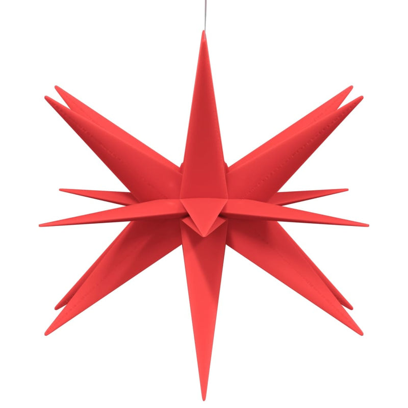 vidaXL 3 db összecsukható piros karácsonyi lámpa LED-del 43 cm