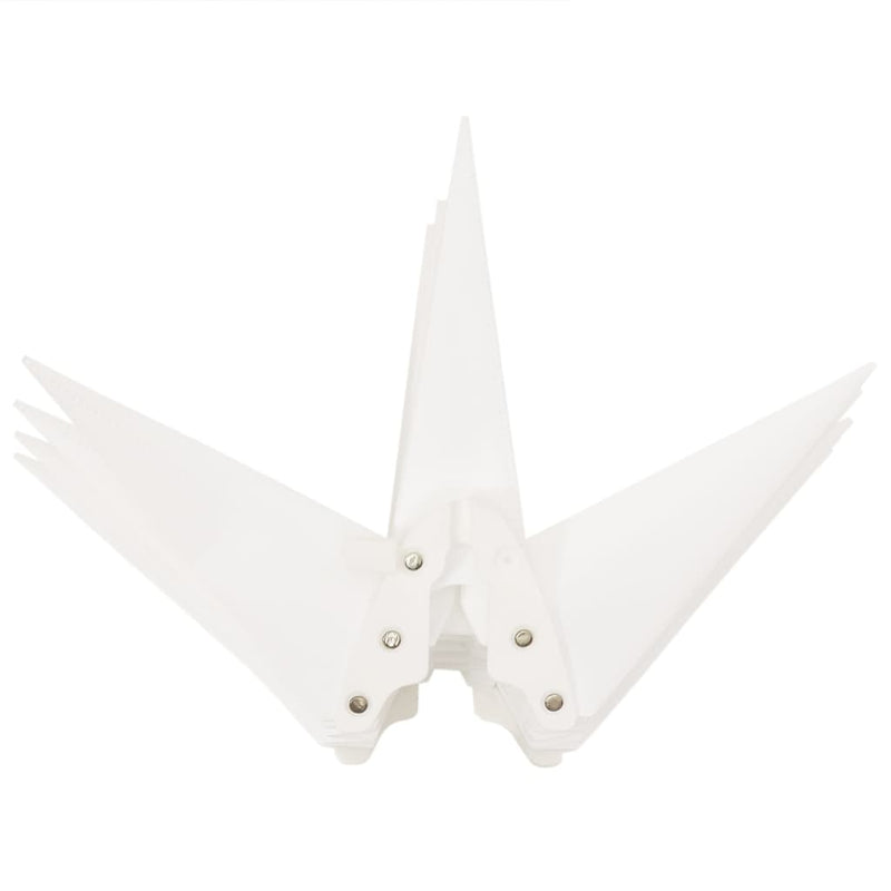 vidaXL 3 db összecsukható fehér karácsonyi lámpa LED-del 43 cm