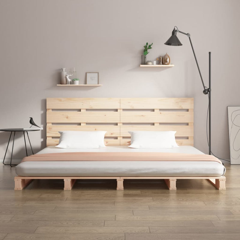 vidaXL tömör fenyőfa ágy matrac nélkül 140 x 190 cm